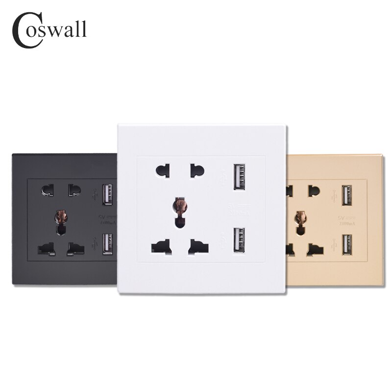 Coswall  ǥ 2.1A USB   Ȩ  , 2 Ʈ..